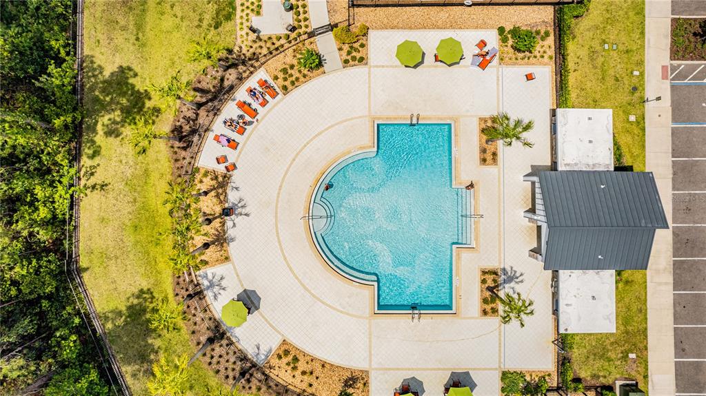 4530 Narrative Lane Kissimmee, FL 34746 - Photo 62 of 98 an aerial view of a swimming pool