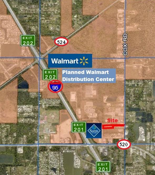 460 Cox Road Cocoa, FL 32926 - Photo 3 of 5 460 Cox Rd Aerial Wally