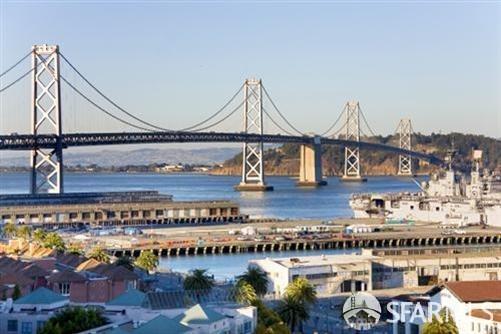 water view featuring the iconic Bay Bridge