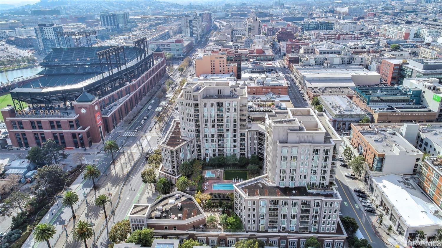 88 King Street, Unit 907 San Francisco, CA 94107 - Photo 50 of 51 an aerial view of a city