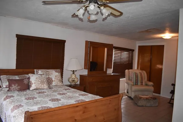 a room with lots of wooden furniture