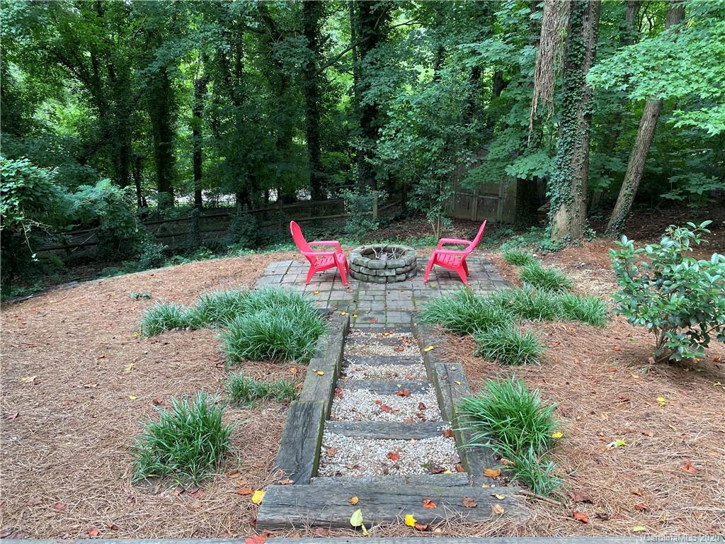 7407 Watercrest Road Charlotte, NC 28210 - Photo 34 of 42 a backyard of a house with lots of green space