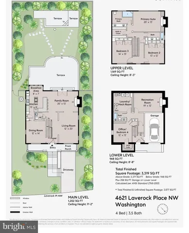 $2,450,000 | 4621 Laverock Place Northwest, Washington, DC 20007