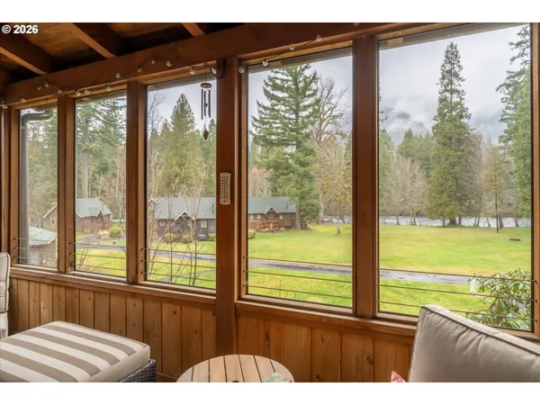 a view of a room with an outdoor space
