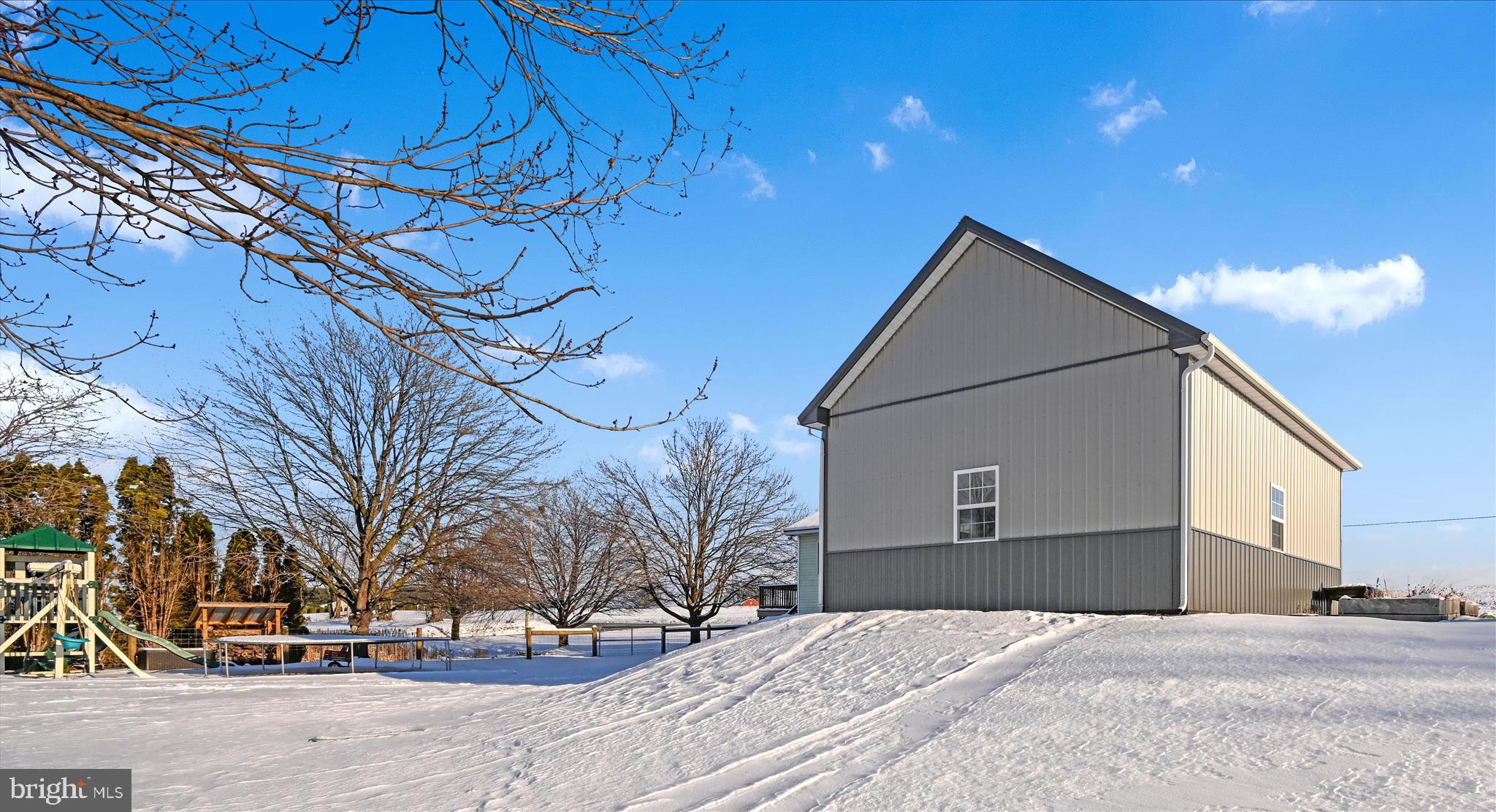 204 Reistville Road Myerstown, PA 17067 - Photo 50 of 55 a view of a house with a snow in front of it