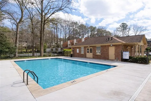 a view of a house with pool