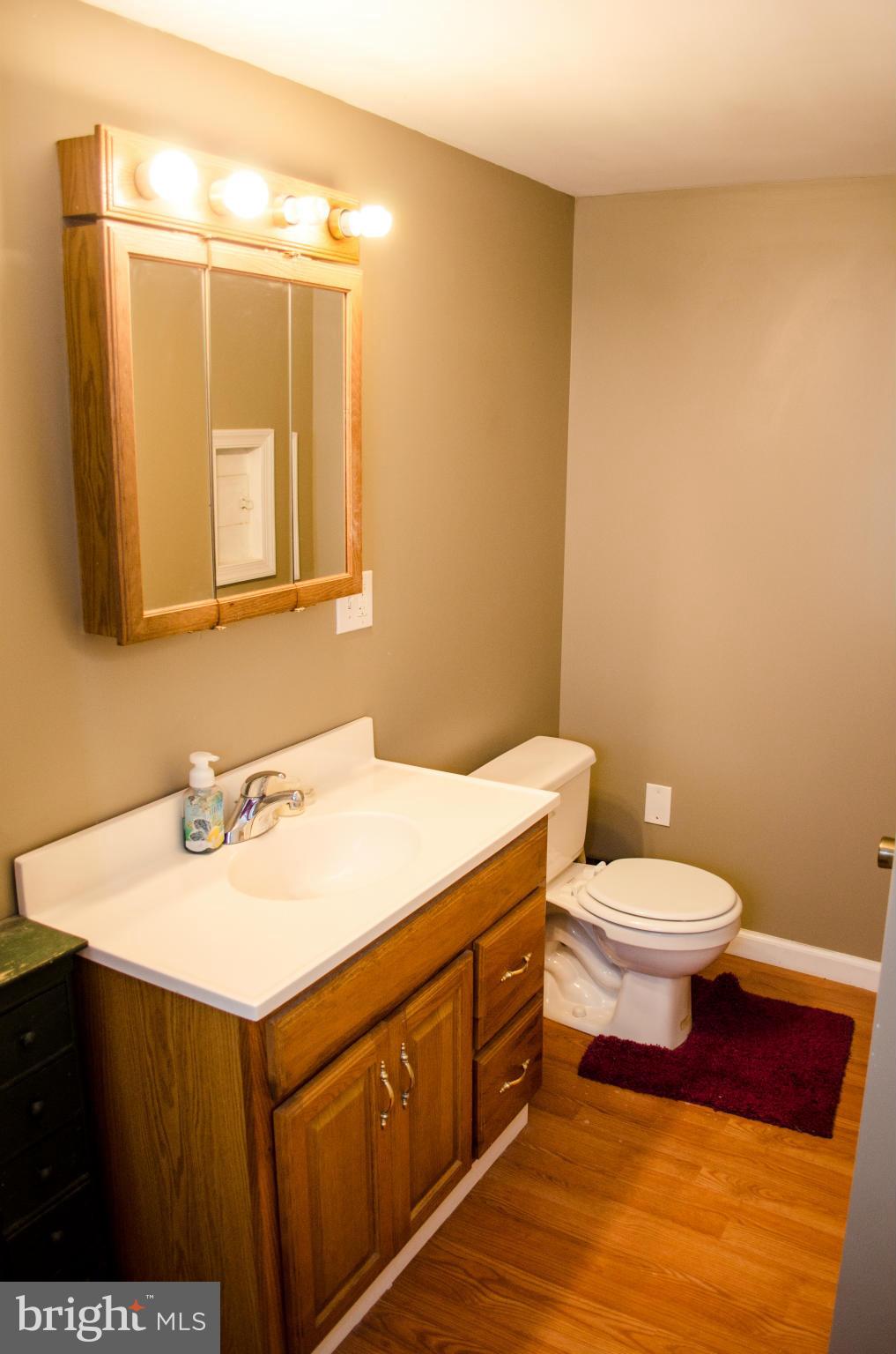 305 Algers Avenue Ranson, WV 25438 - Photo 18 of 30 a bathroom with a sink mirror vanity and toilet