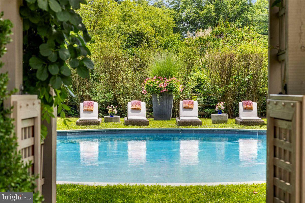 5966 Mechanicsville Road Doylestown, PA 18902 - Photo 29 of 89 a view of swimming pool with seating area