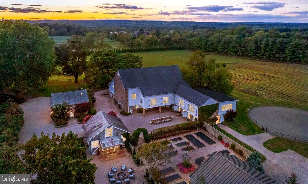 5966 Mechanicsville Road Doylestown, PA 18902 - Photo 88 of 89 an aerial view of a house with garden space and outdoor space
