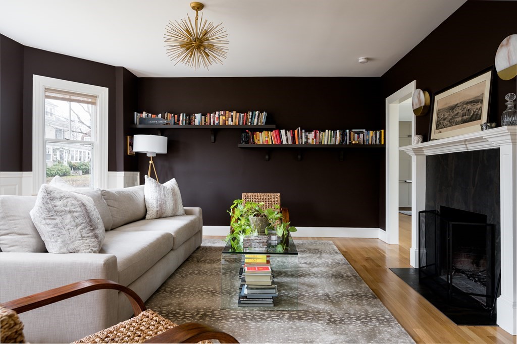 460 Main Street Hingham, MA 02043 - Photo 15 of 42 a living room with furniture and a fireplace