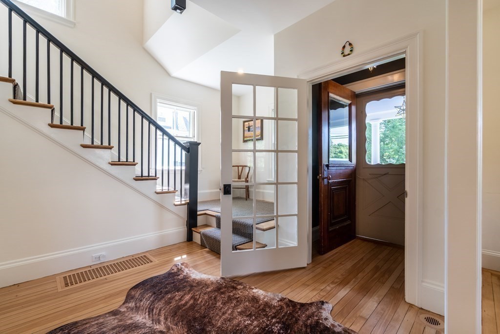 460 Main Street Hingham, MA 02043 - Photo 38 of 42 a view of entryway and hall with wooden floor