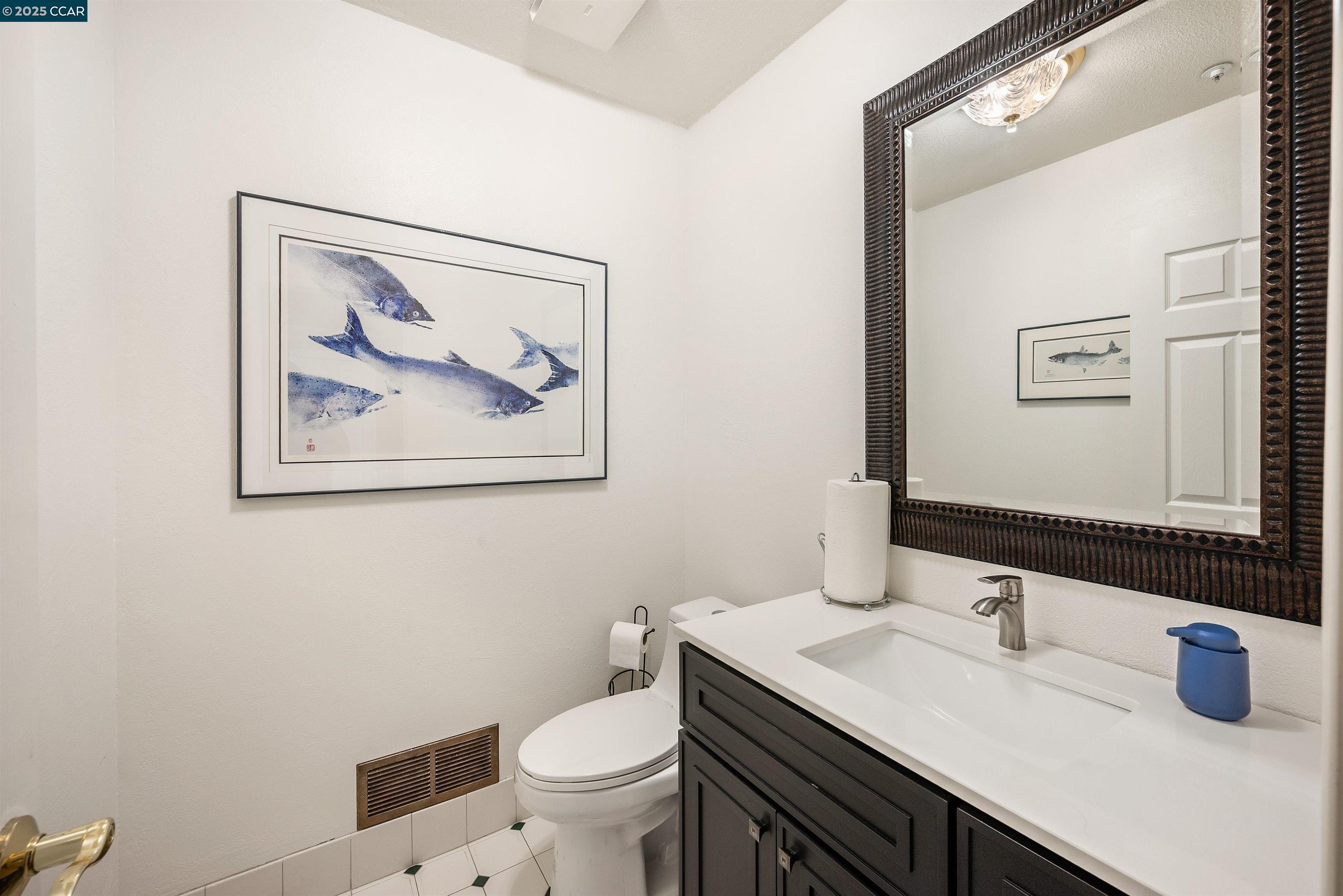 20 Oak Crest Lane Alamo, CA 94507 - Photo 33 of 41 a bathroom with a sink and a mirror