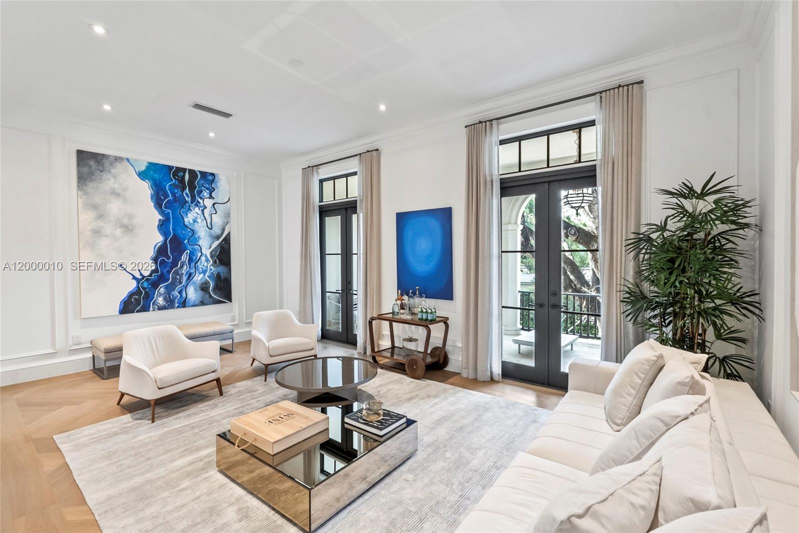2617 Anderson Road Coral Gables, FL 33134 - Photo 33 of 49 a living room with furniture or couch and a potted plant