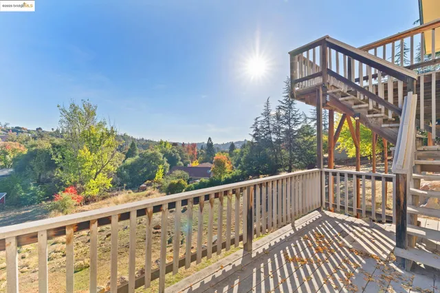 a view of living room next to a building