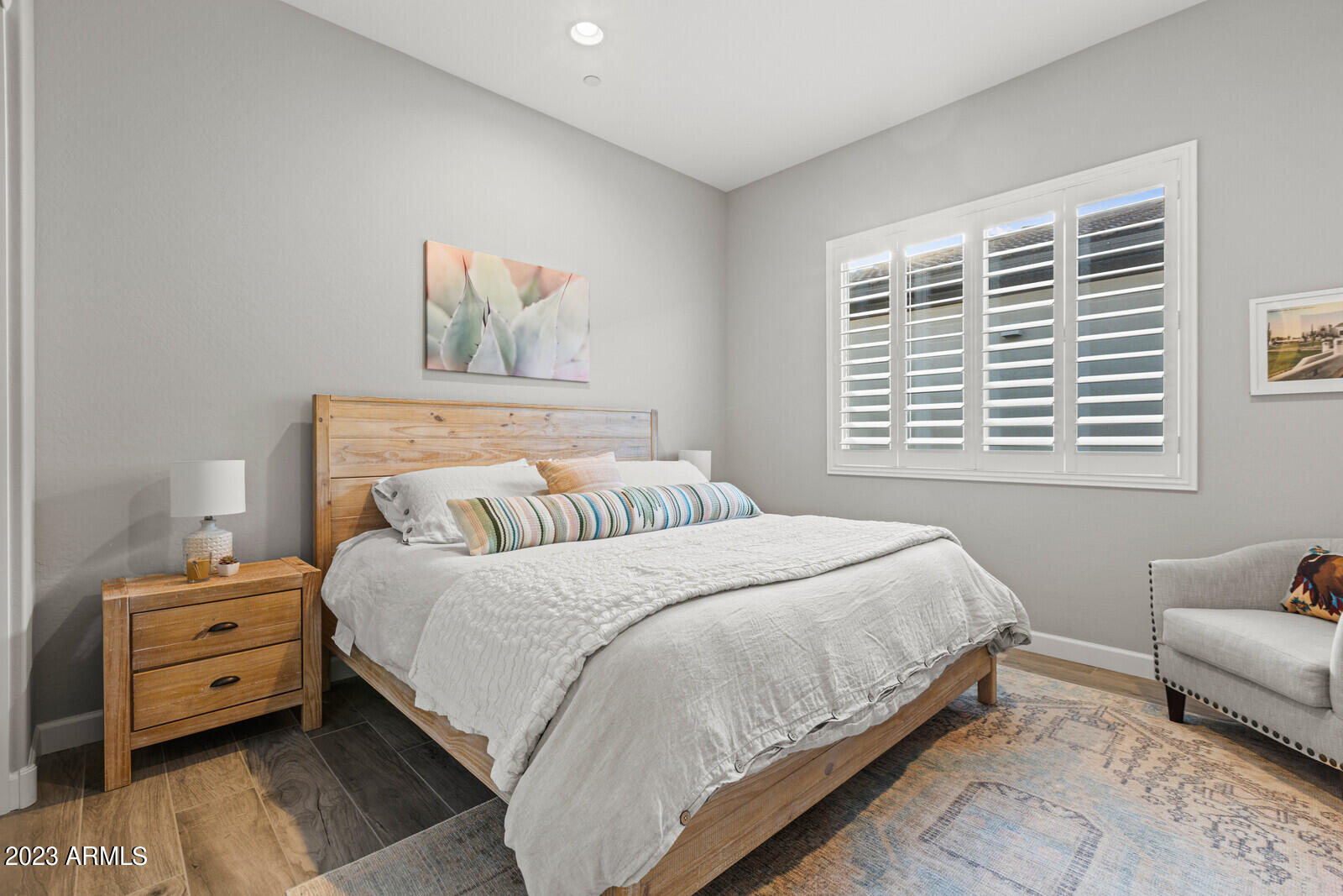 17835 East Cindercone Road Rio Verde, AZ 85263 - Photo 27 of 57 a bedroom with a bed and a couch