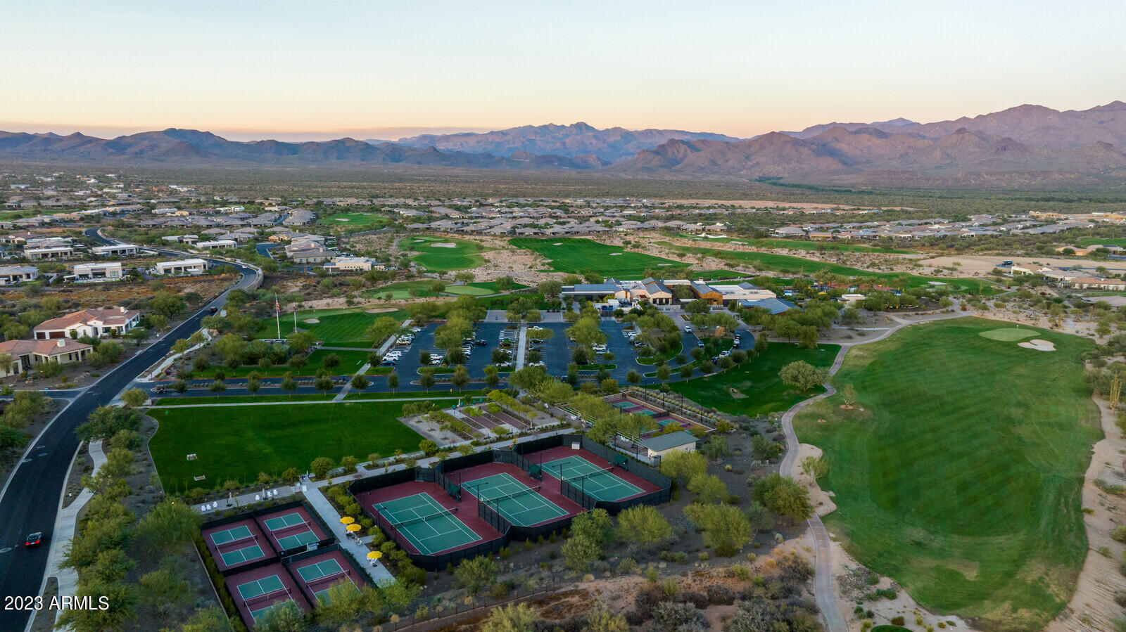17835 East Cindercone Road Rio Verde, AZ 85263 - Photo 47 of 57 a view of a city with mountains in the background