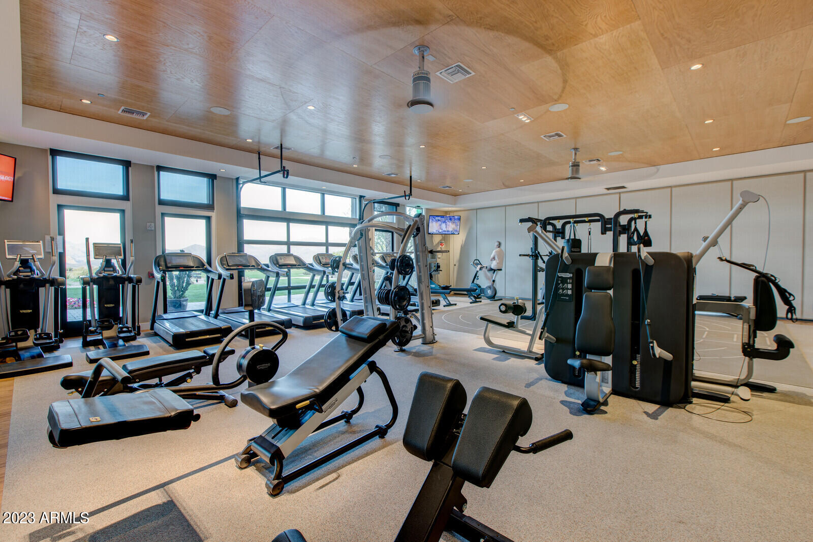 17835 East Cindercone Road Rio Verde, AZ 85263 - Photo 50 of 57 a view of a room with gym equipment