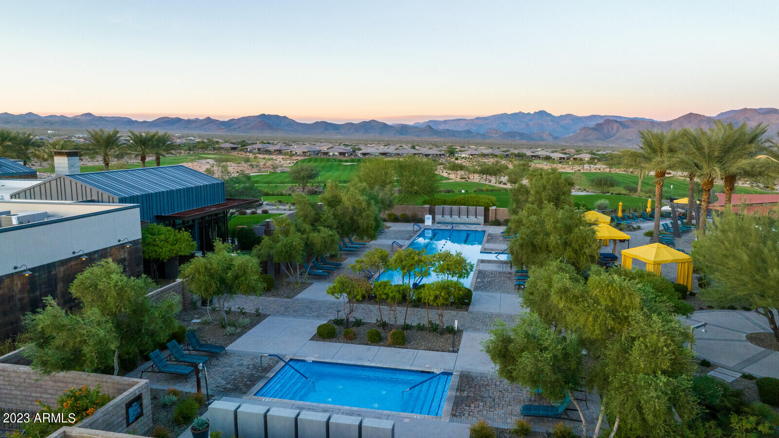 17835 East Cindercone Road Rio Verde, AZ 85263 - Photo 53 of 57 an aerial view of a house with a garden