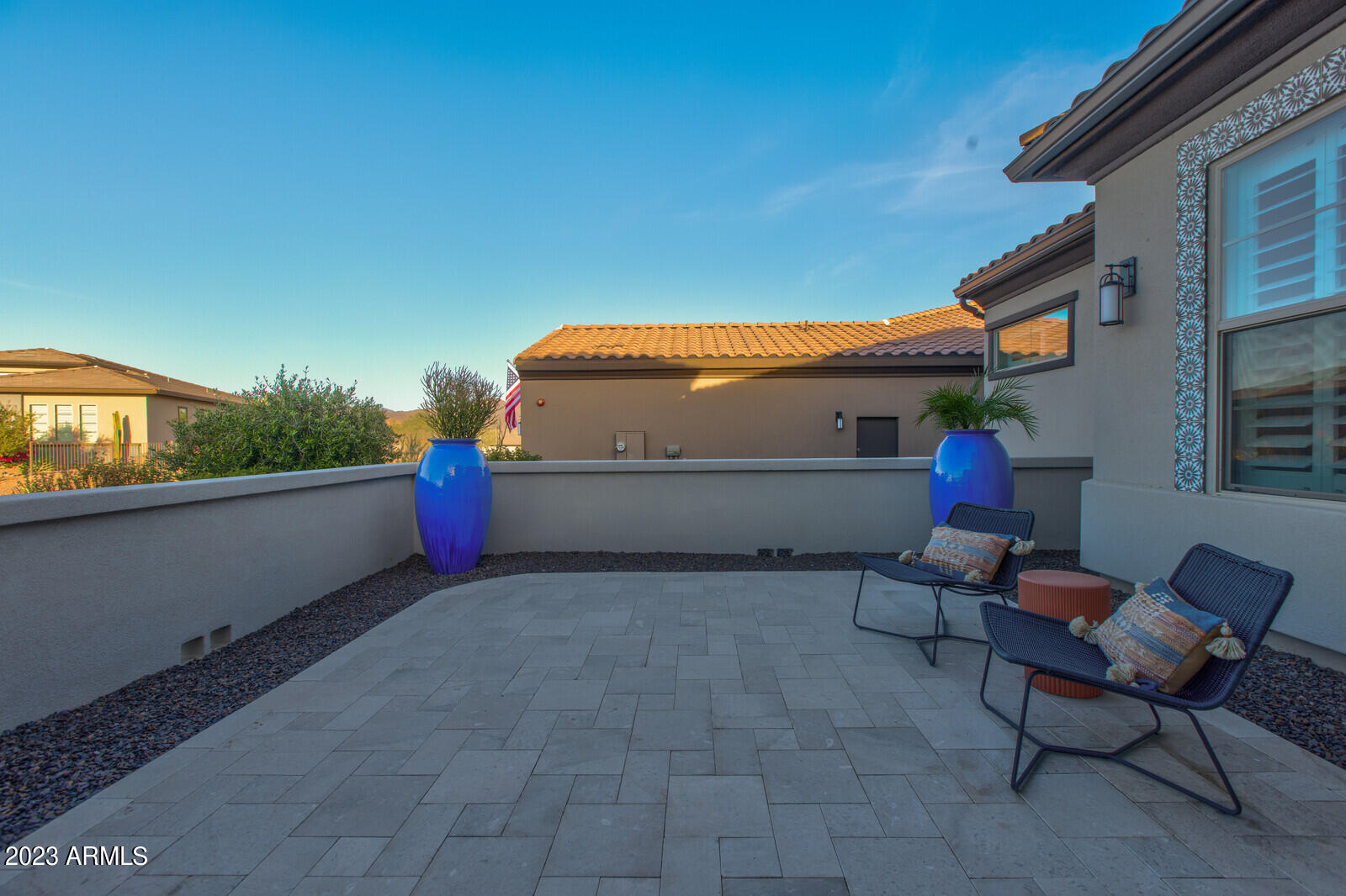 17835 East Cindercone Road Rio Verde, AZ 85263 - Photo 8 of 57 a backyard of a house with seating space