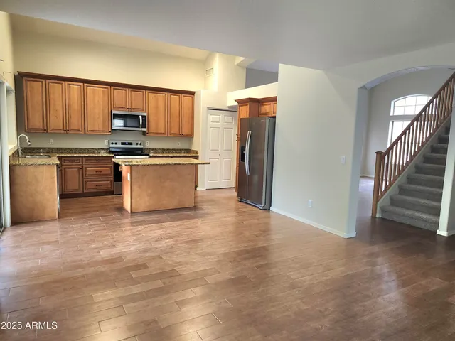 a view of wooden fence