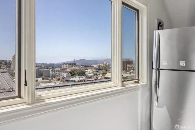 a view of a city that is in middle of a city