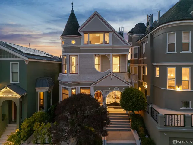 a view of a city with tall buildings