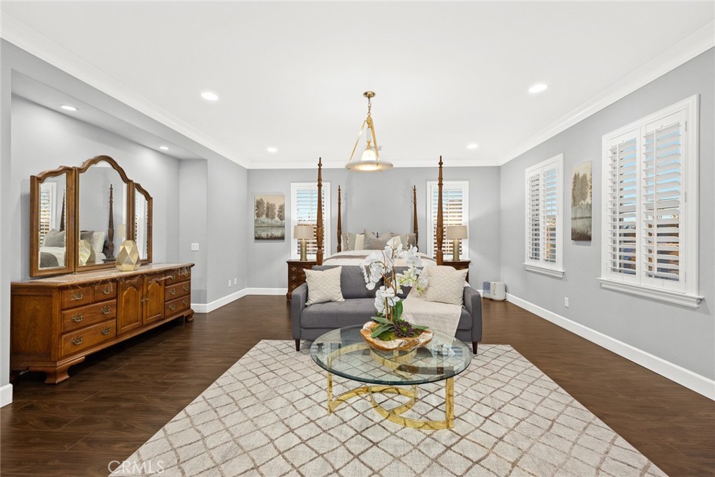 2641 Doolittle Avenue Arcadia, CA 91006 - Photo 12 of 13 a living room with furniture kitchen view and large windows