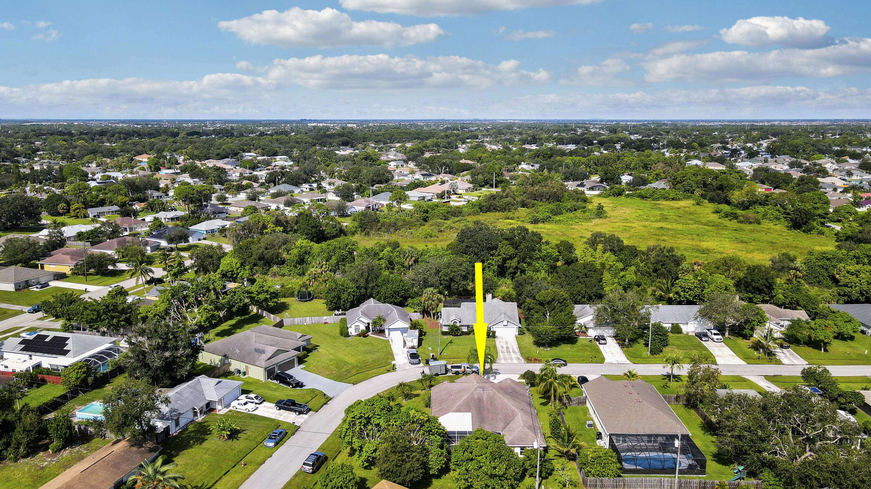 2085 Southwest Aladdin Street Port St. Lucie, FL 34953 - Photo 43 of 45 an aerial view of multiple house