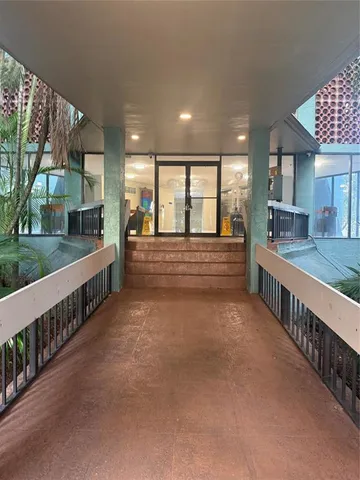 a large space with lots of counter space and balcony