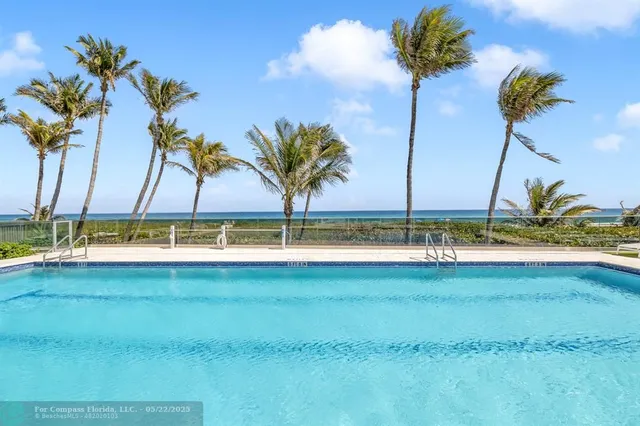 a view of an ocean and beach
