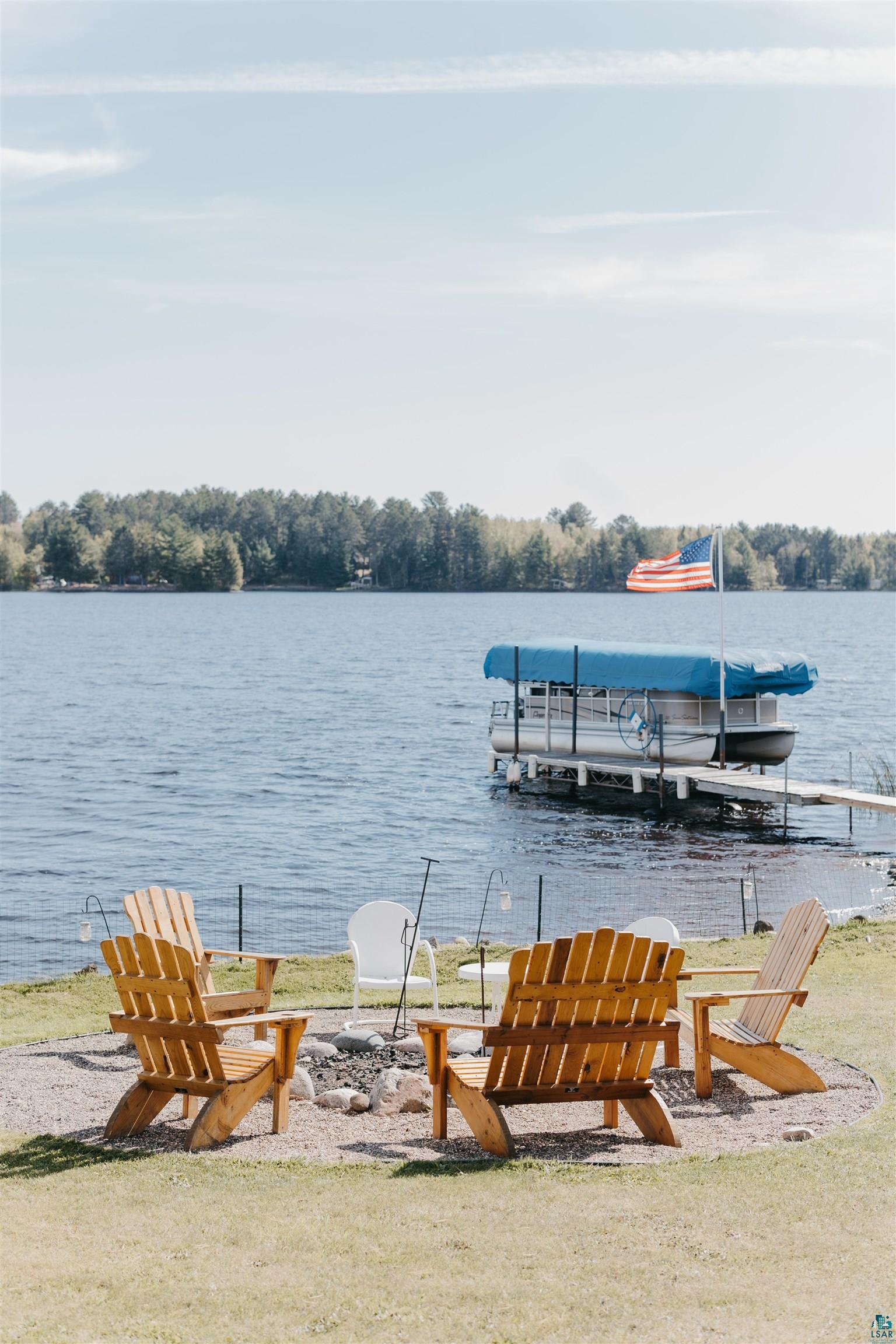 2308 South Weiberg Point Road Makinen, MN 55763 - Photo 24 of 33 Dock area with a water view