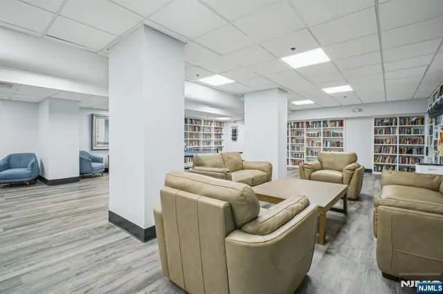 a view of balcony with furniture