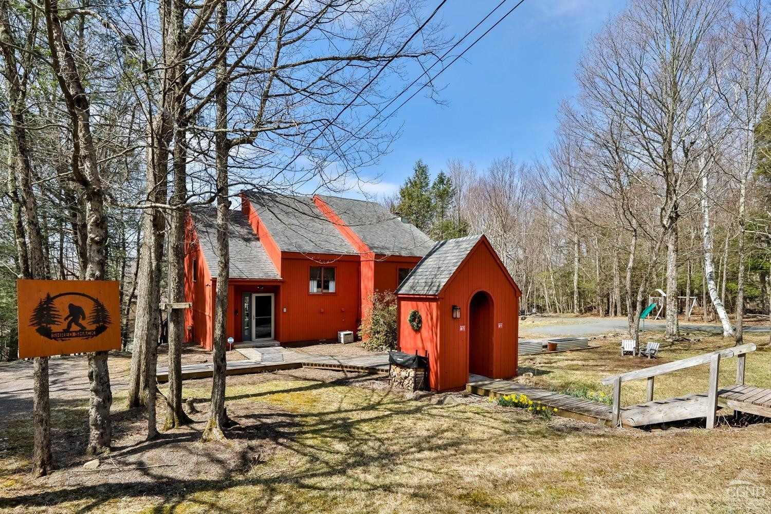 110-2 Highridge Road Windham, NY 12439 - Photo 5 of 48 a view of a barn with a yard and large tree