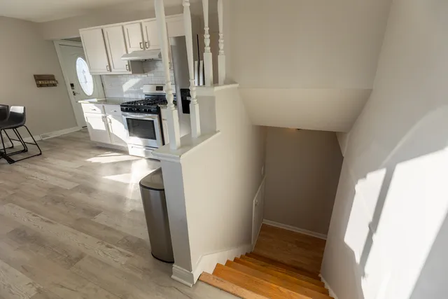 a view of kitchen and utility room