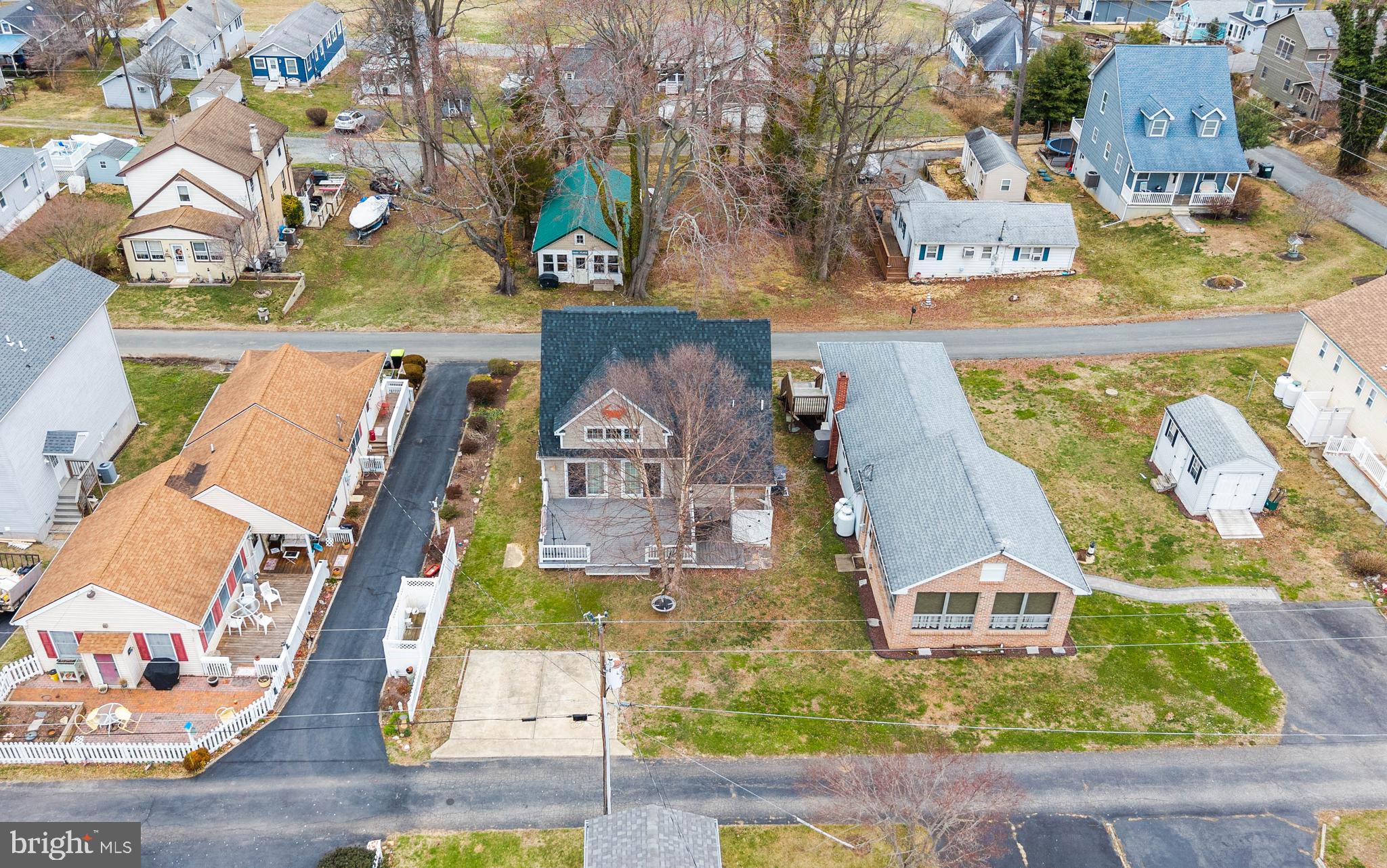 38 Virginia Avenue Earleville, MD 21919 - Photo 14 of 60 aerial view of a house with a swimming pool