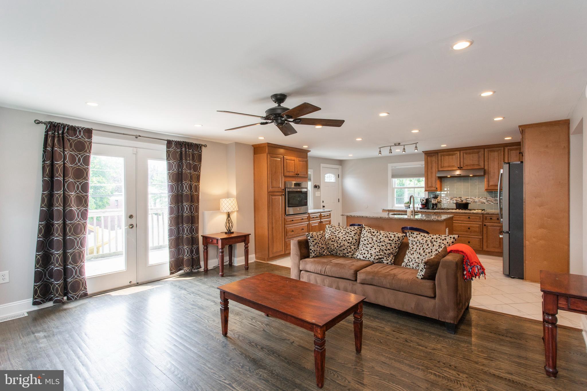 106 Heatherwood Road Havertown, PA 19083 - Photo 13 of 38 Family Room with French Doors to Deck