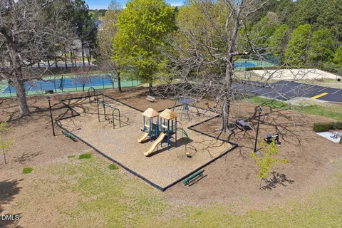 a view of outdoor space with seating