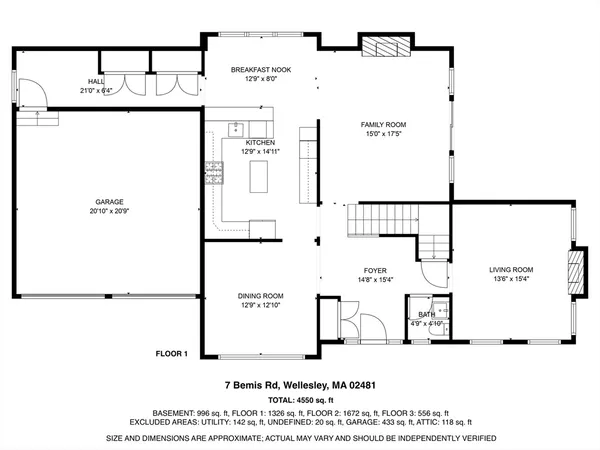 a picture of a floor plan