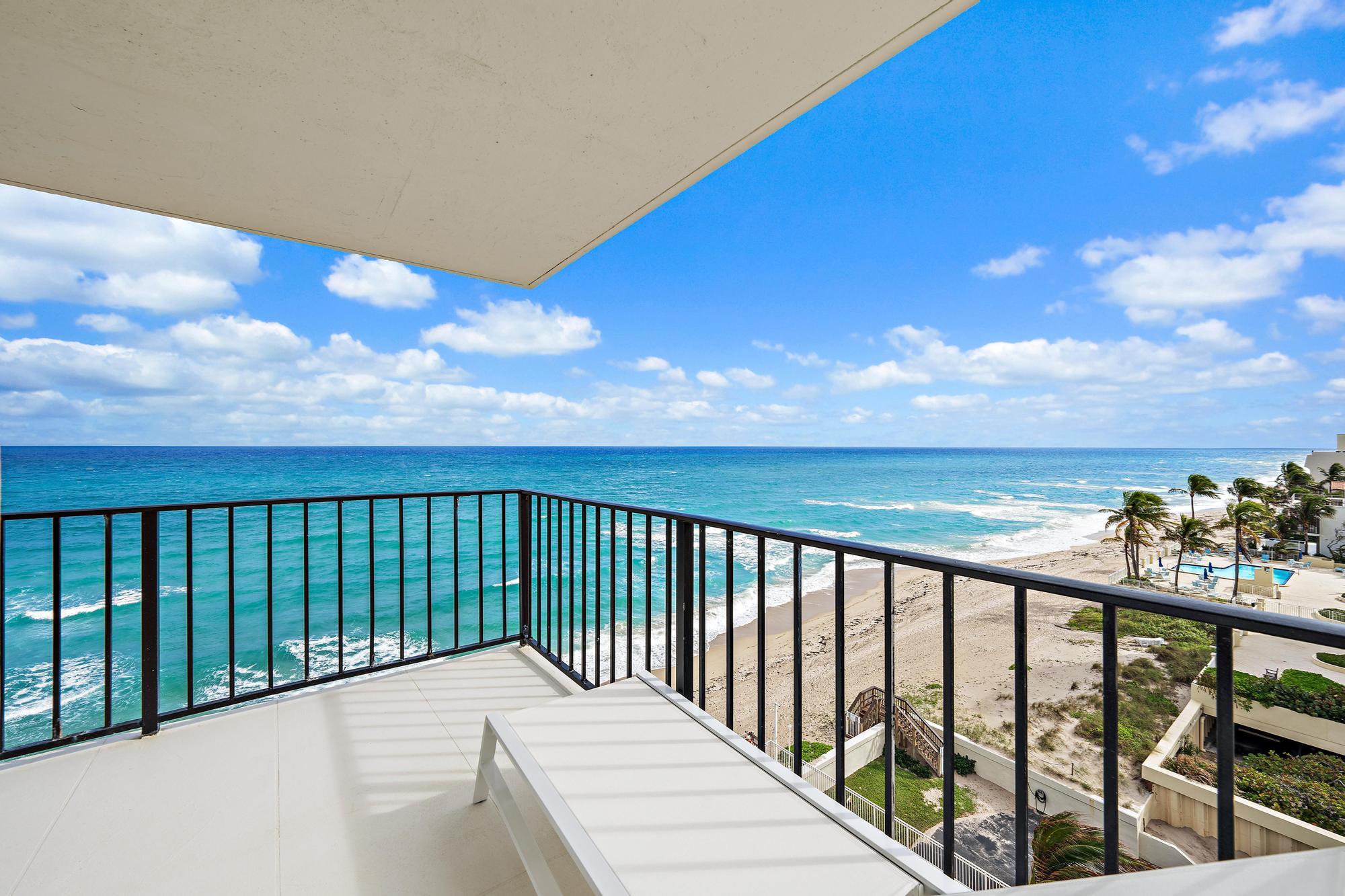 3456 South Ocean Boulevard, Unit 701 Palm Beach, FL 33480 - Photo 1 of 20 a view of city from a balcony