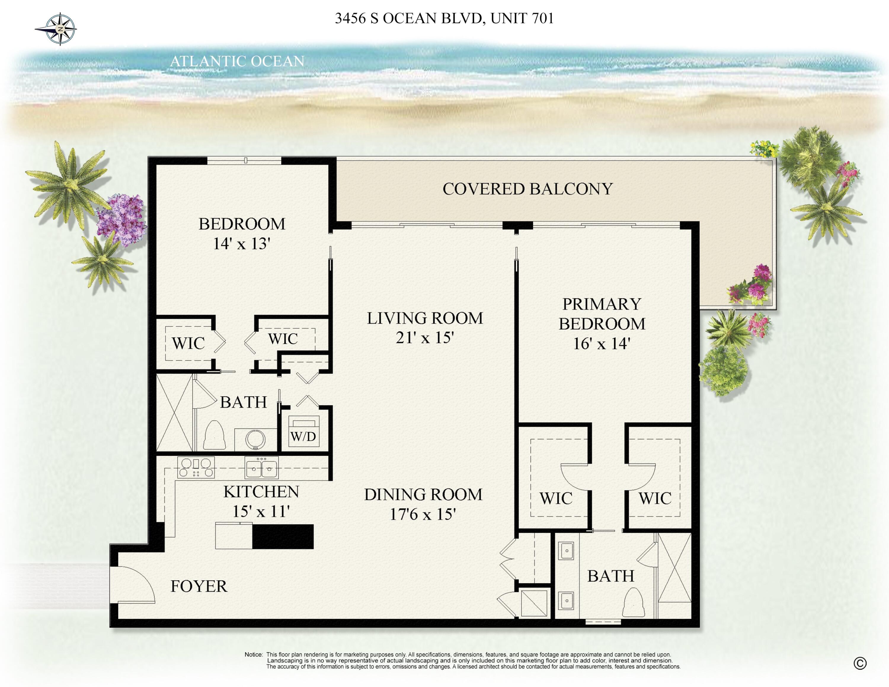 3456 South Ocean Boulevard, Unit 701 Palm Beach, FL 33480 - Photo 20 of 20