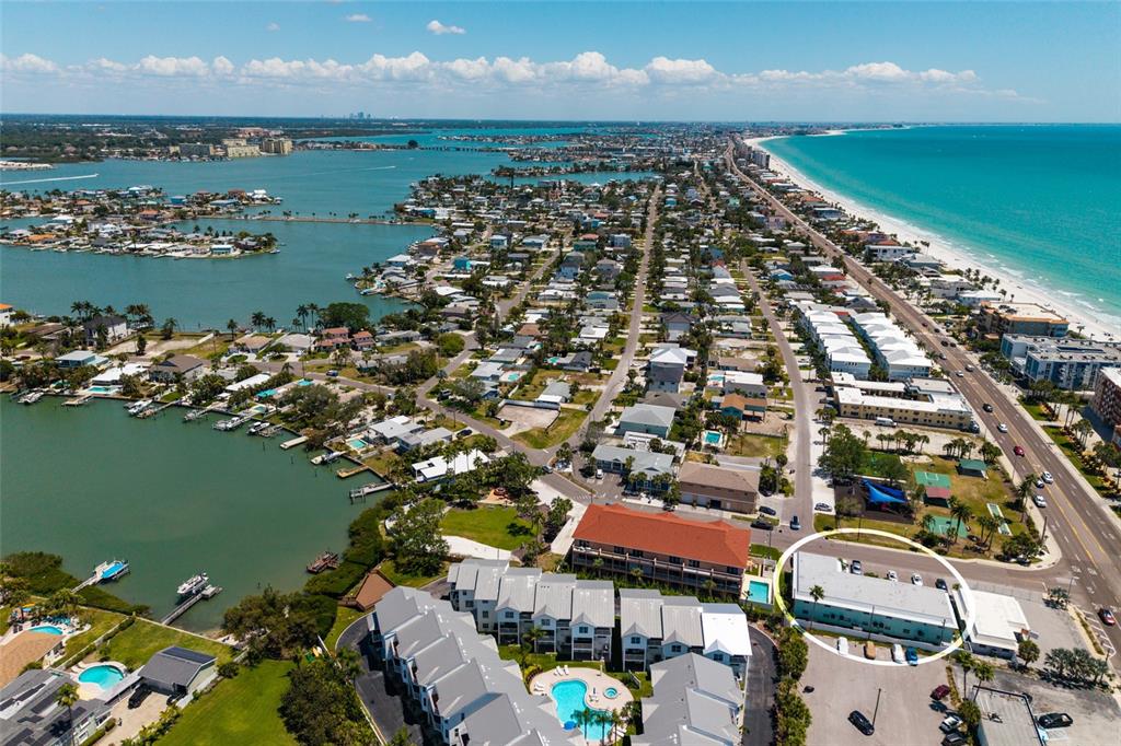 10 164th Avenue, Unit 1 Redington Beach, FL 33708 - Photo 21 of 38 a city view with tall buildings
