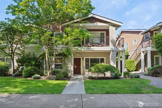 front view of house with a yard