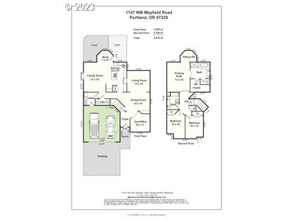 1147 Northwest Mayfield Road Portland, OR 97229 - Photo 38 of 38 Floor Plan