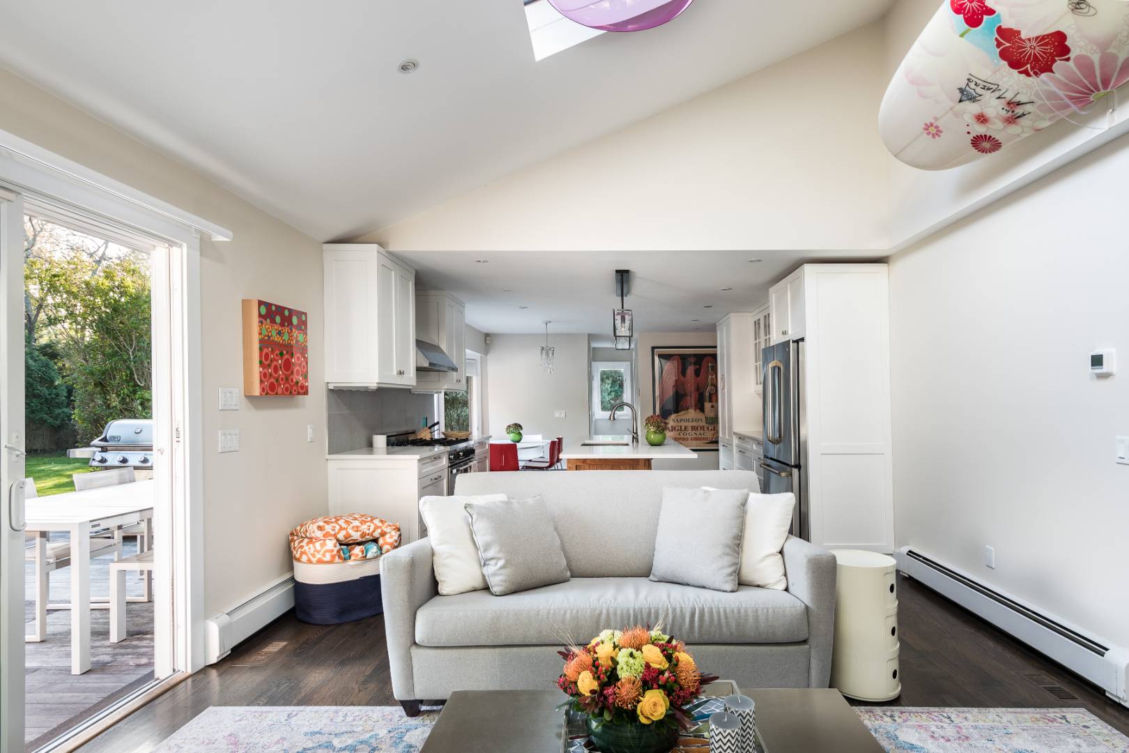 30 Lower 7 Ponds Road Water Mill, NY 11976 - Photo 11 of 32 a living room with furniture and a large window