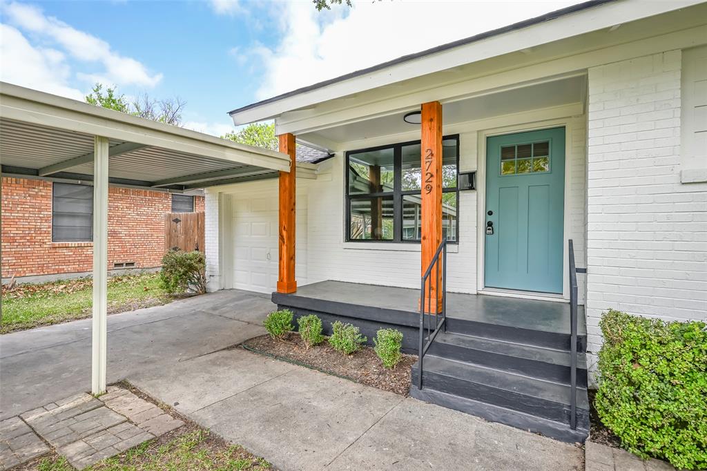 2729 Lockhart Avenue Dallas, TX 75228 - Photo 1 of 1 a front view of a house with a porch
