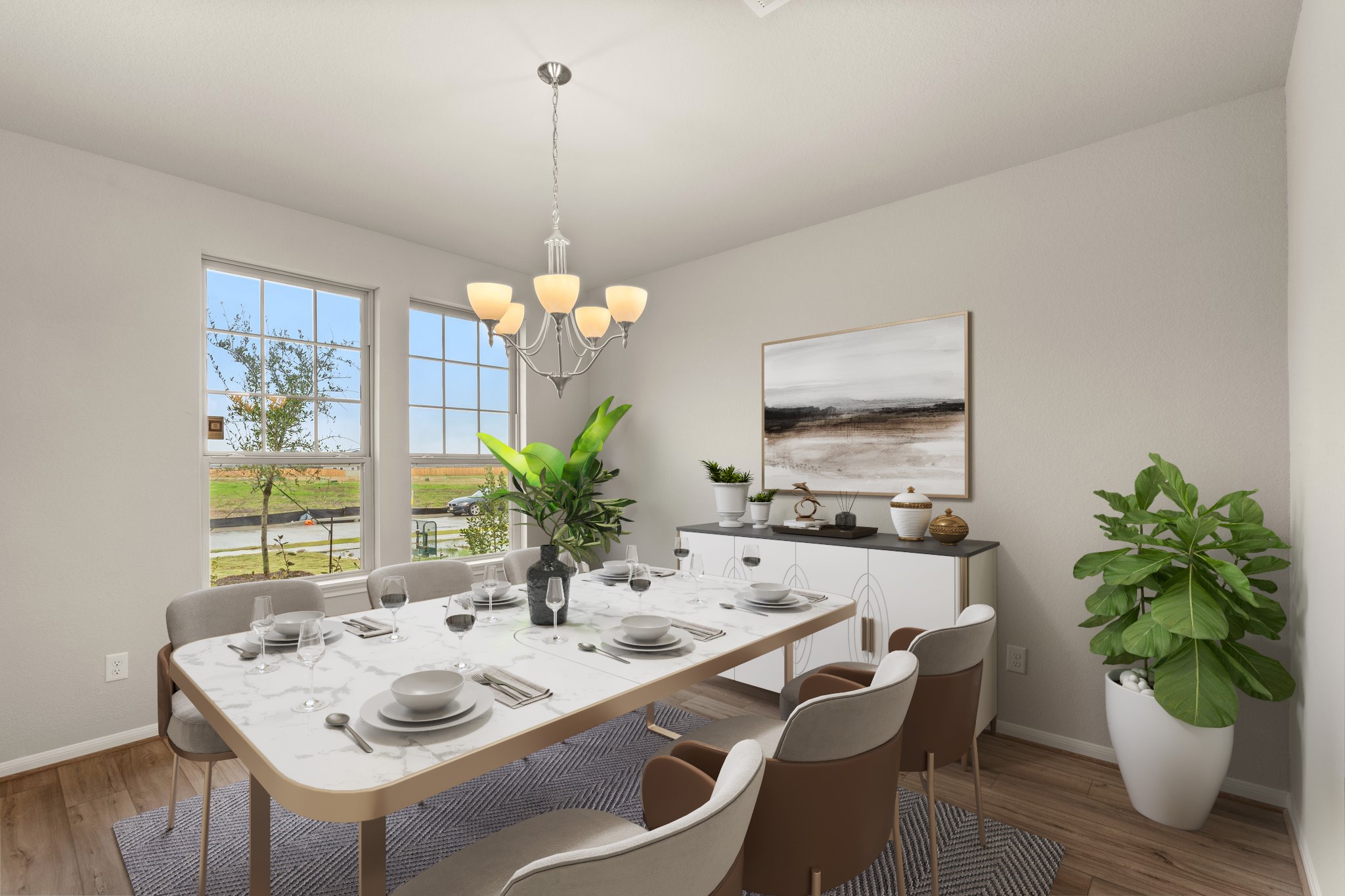 3228 Bright Maple Drive Conroe, TX 77385 - Photo 4 of 22 a dining room with furniture and window