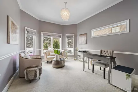 a room with furniture and a window