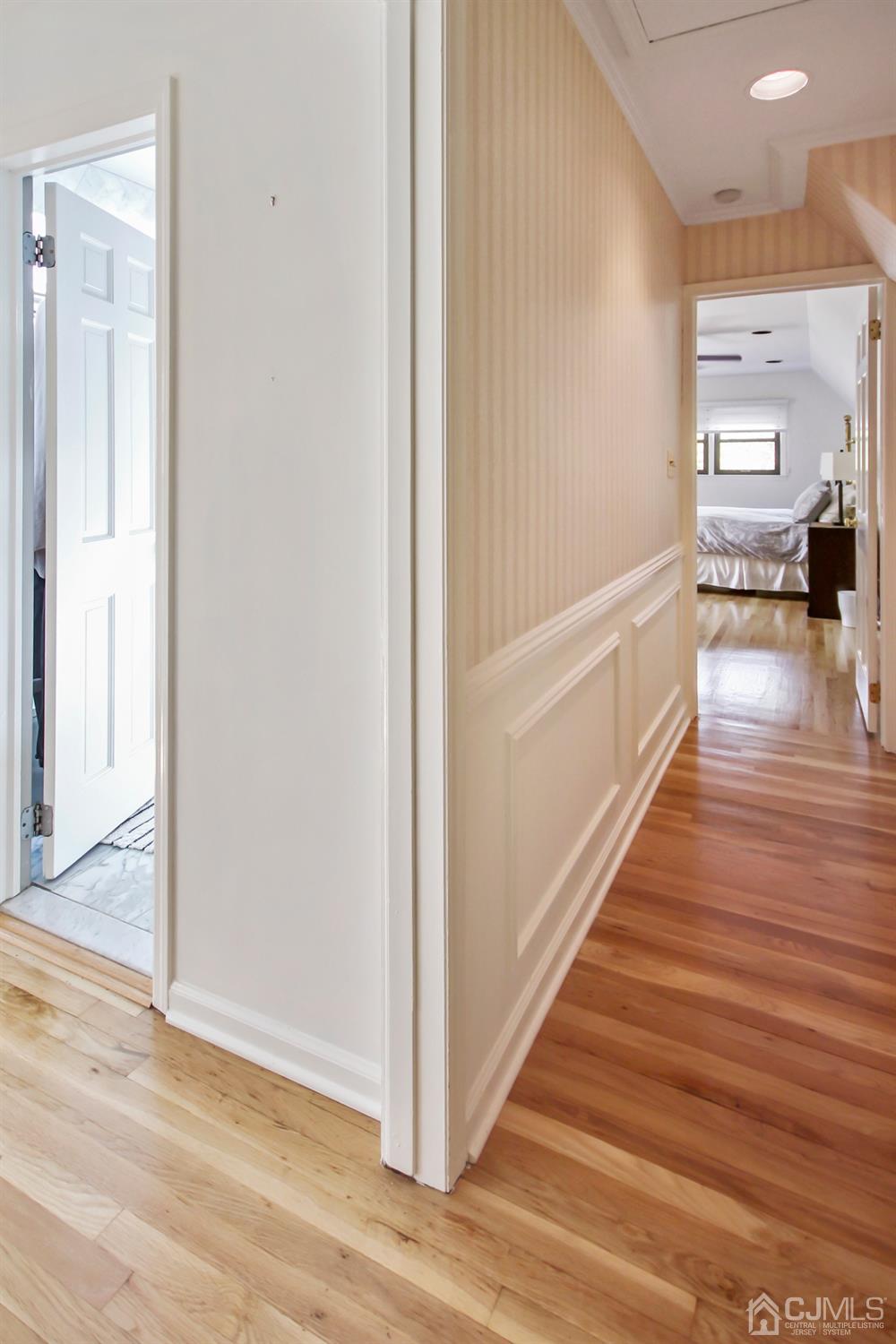 37 Boston Post Road East Brunswick, NJ 08816 - Photo 23 of 35 View from Hall looking towards entrance to Newer Master Bedroom Suite on right; Towards Left is Entrance to Full Bath