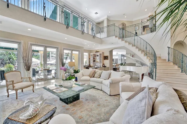 a kitchen with lots of counter top space