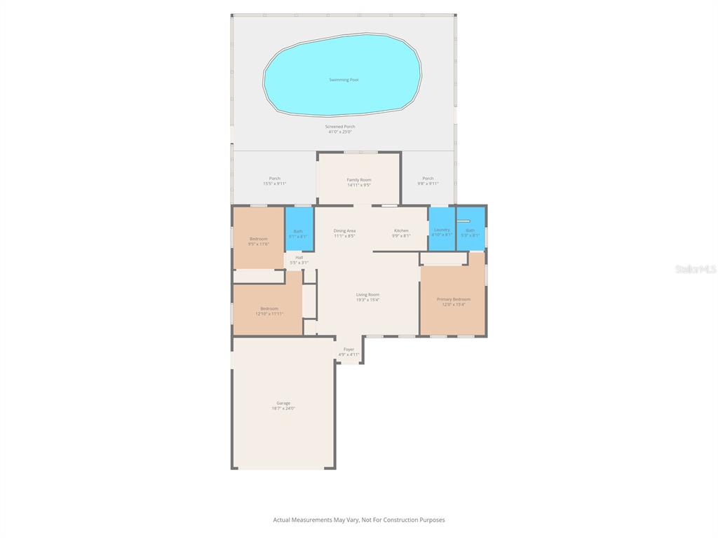 9061 Byron Street Spring Hill, FL 34606 - Photo 43 of 43 a picture of a room with a white wall and a white wall